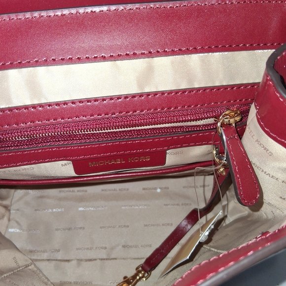 MICHAEL Michael Kors Maroon Mott Backpack - Picture 9 of 14